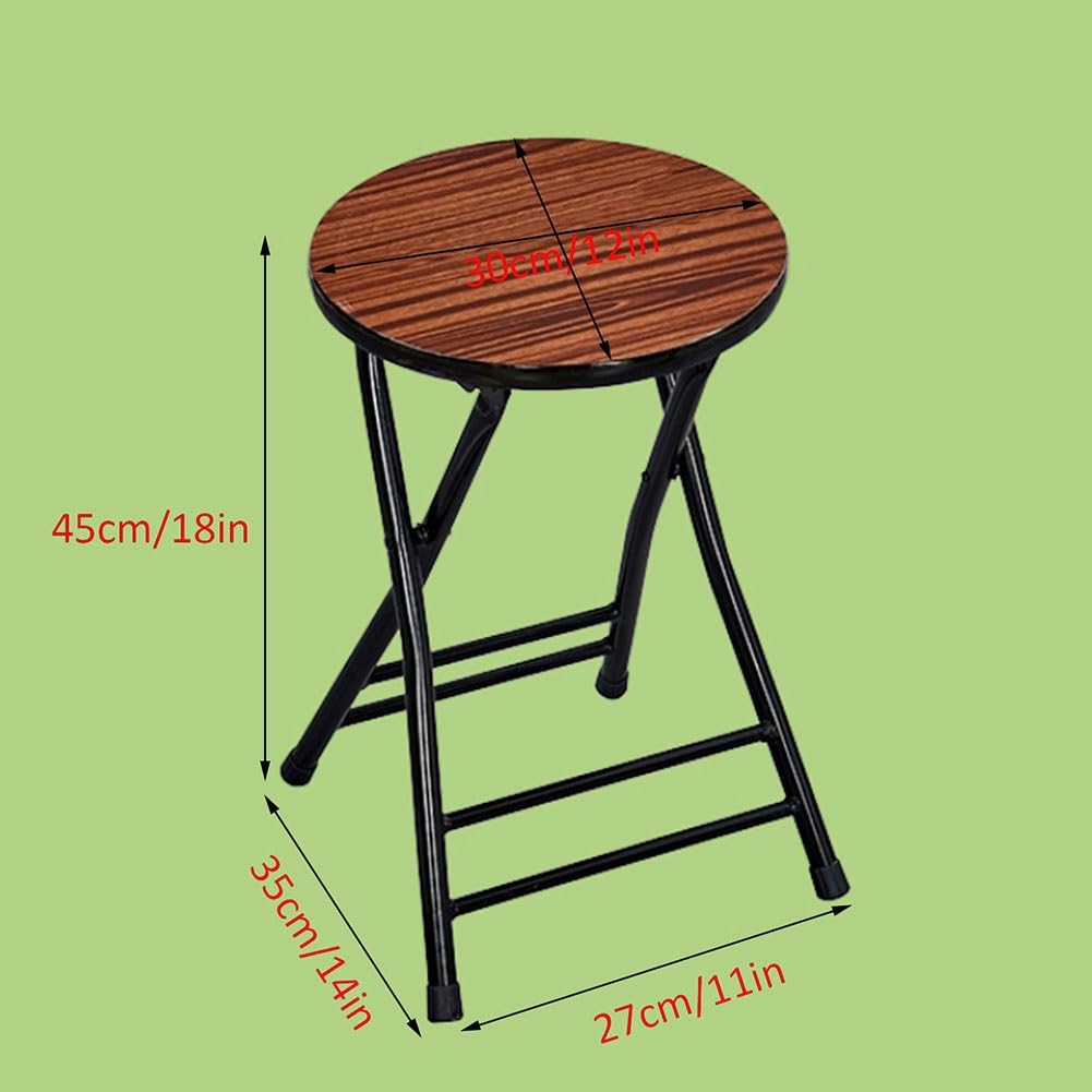 18 Inch Round Backless Folding Bar Stool Y8399
