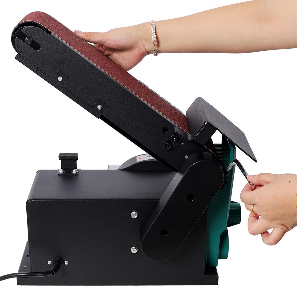 4x36 in Belt & 6 in Disc Sander with Cast Iron Base C4220