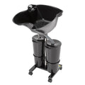 Portable Adjustable Plastic Shampoo Bowl with 2 Water Tanks W49333