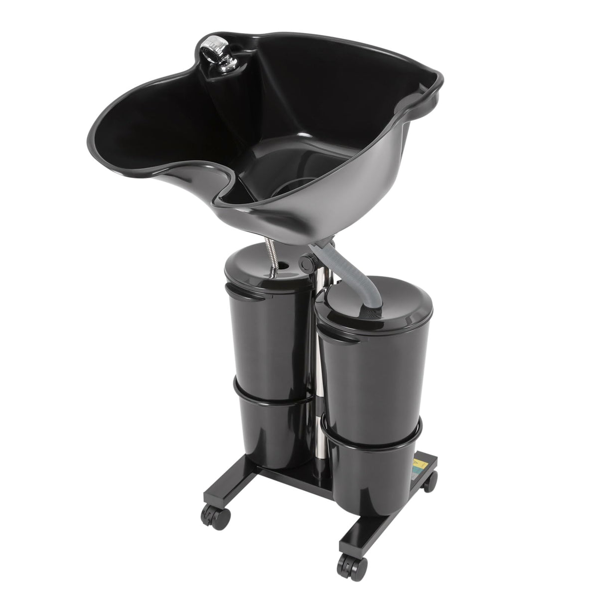 Portable Adjustable Plastic Shampoo Bowl with 2 Water Tanks W49333