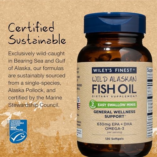 Wild Alaskan Easy Swallow Minis 120 Count E179345