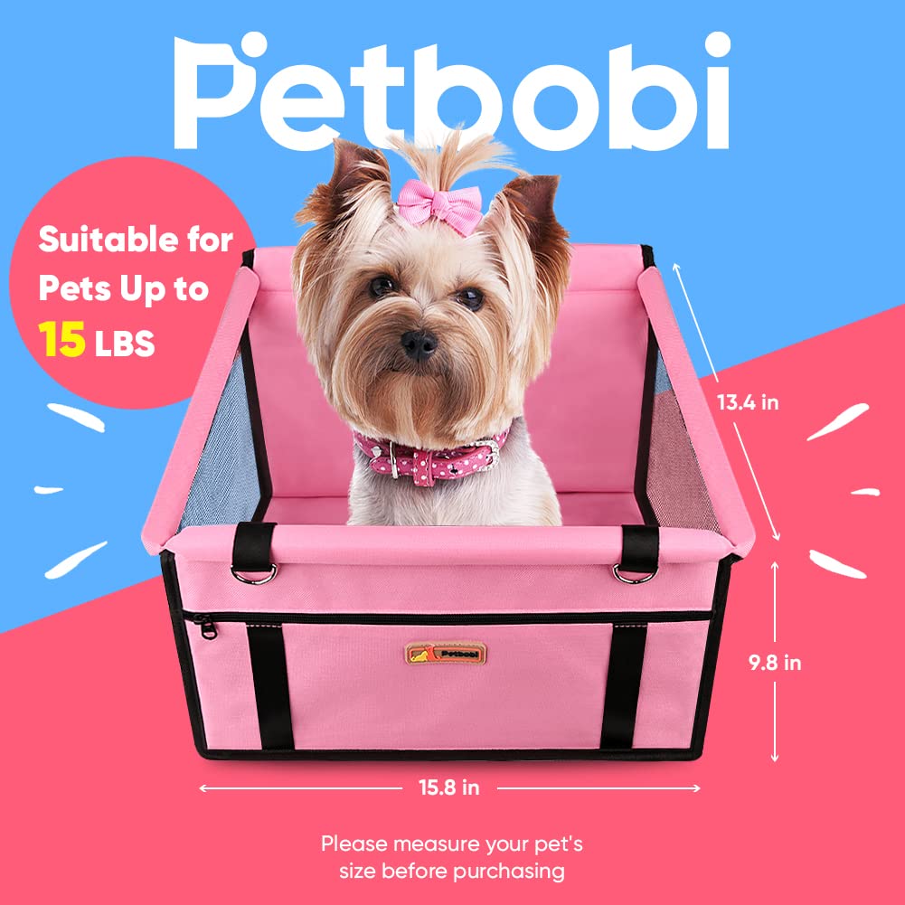 Dog Car Seat for Small Dogs and Cats up to 15 lbs P70018