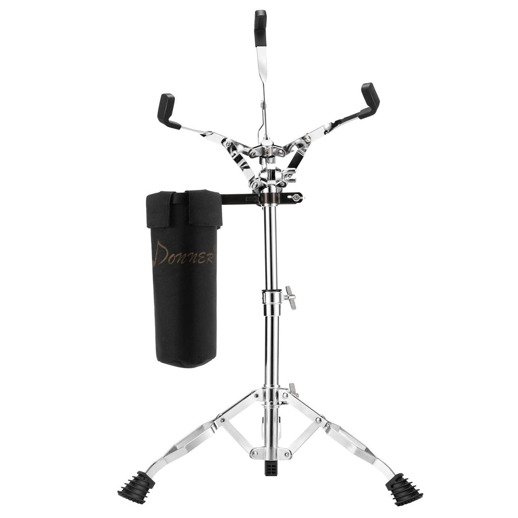 Adjustable Double Braced Snare Drum Stand with Drumstick Holder A9429
