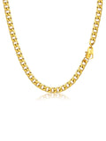 316L Stainless Steel Cuban Link Chain Necklaces V60142