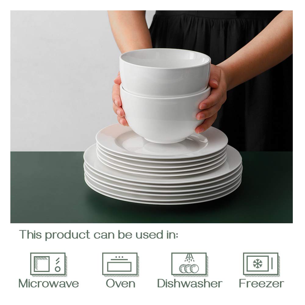 5.8" 30 Ounces Ceramic Bowls Set of 4 W281206