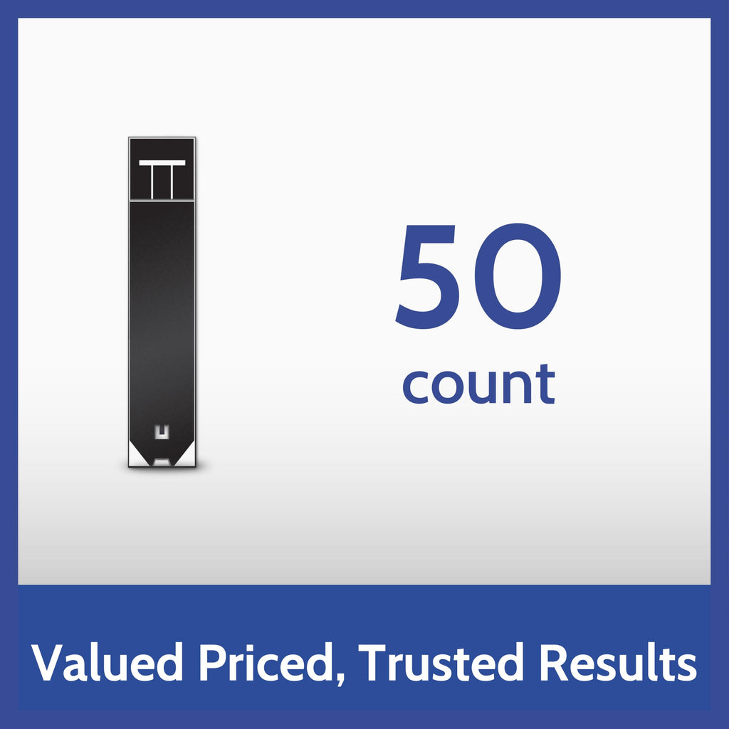 Blood Glucose Test Strips, 50 Count S496