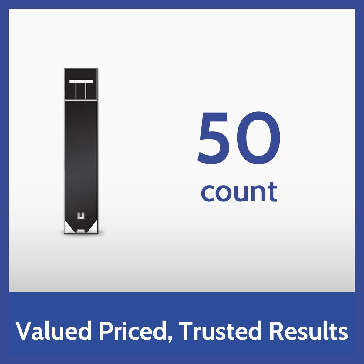Blood Glucose Test Strips, 50 Count S496