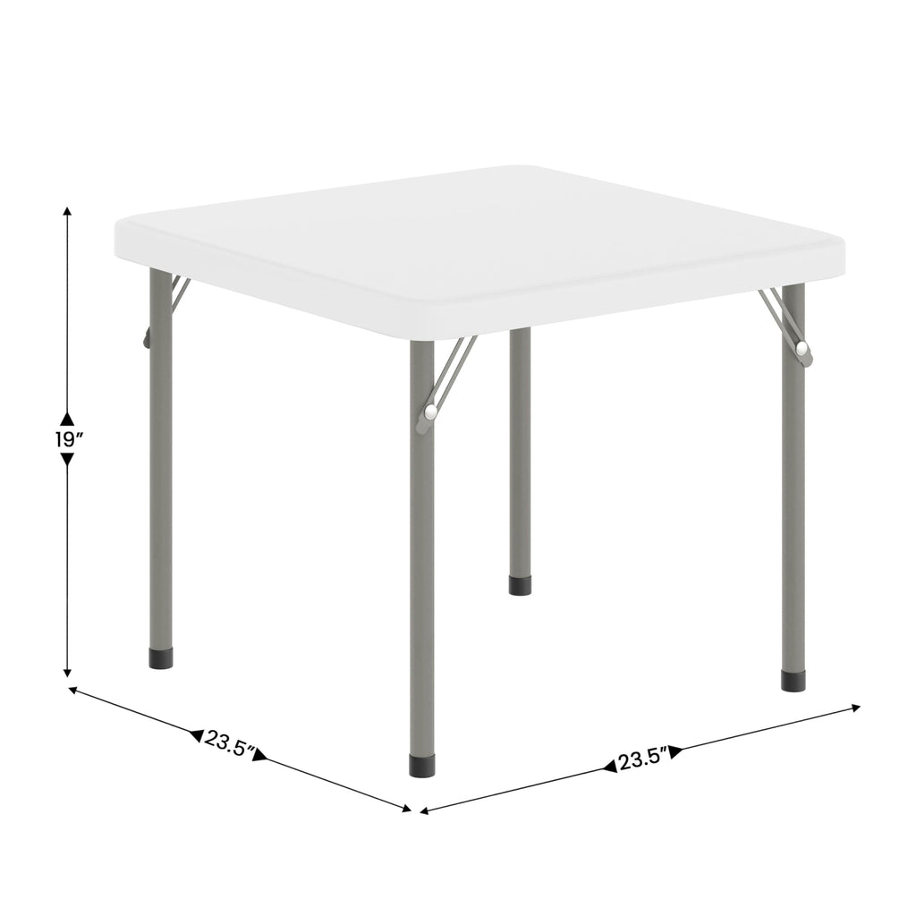 Kids 24x24 in Plastic Locking Folding Table R724