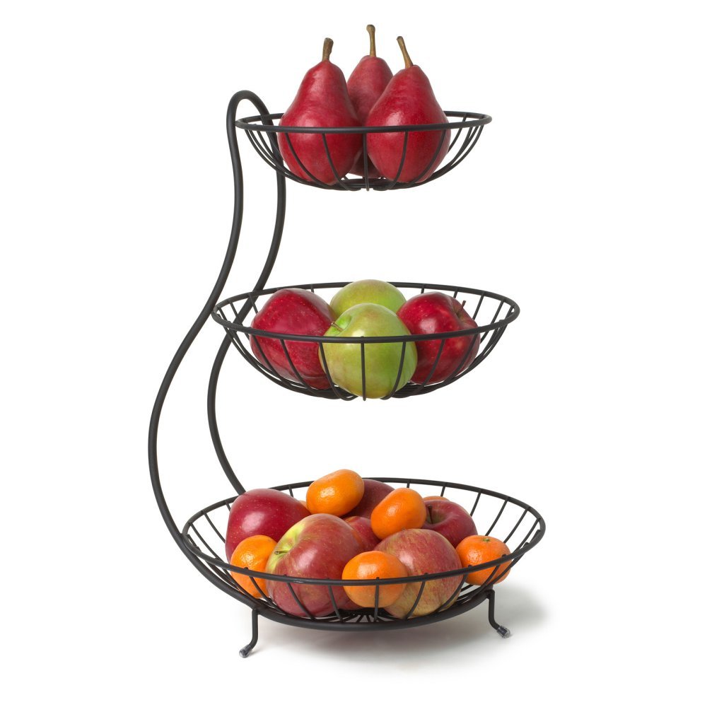 3 Tier Steel Fruit Basket Kitchen Organizer A2305