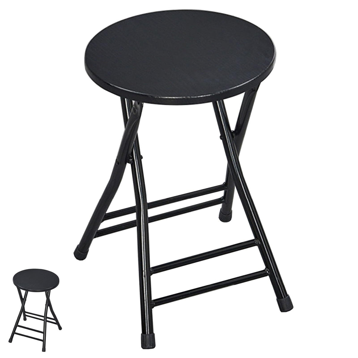18 Inch Round Backless Folding Bar Stool Y8399