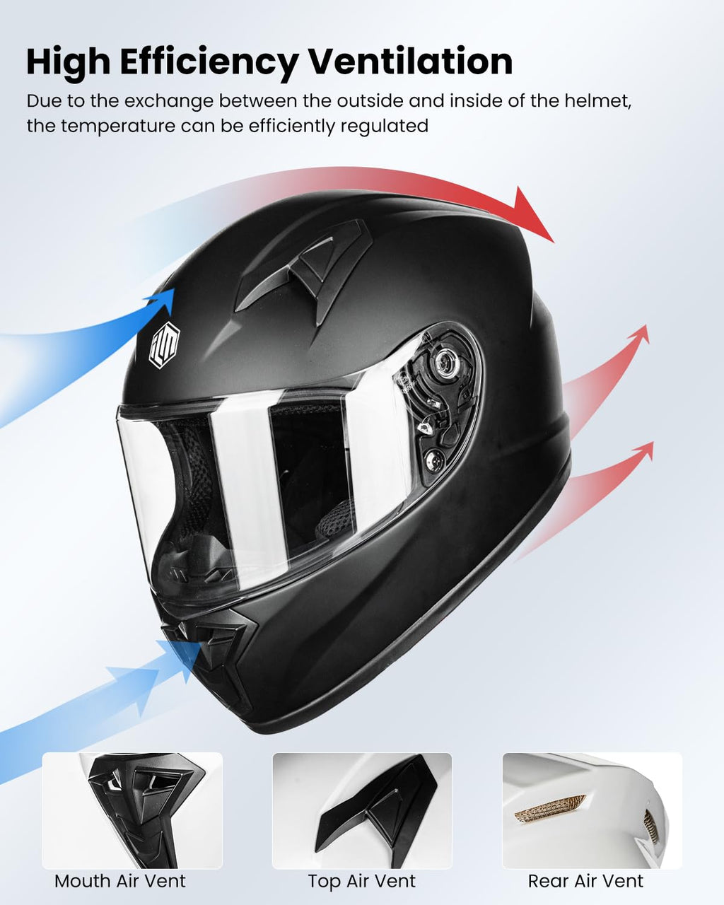 Kids Full Face Motorcycle Helmet T492983