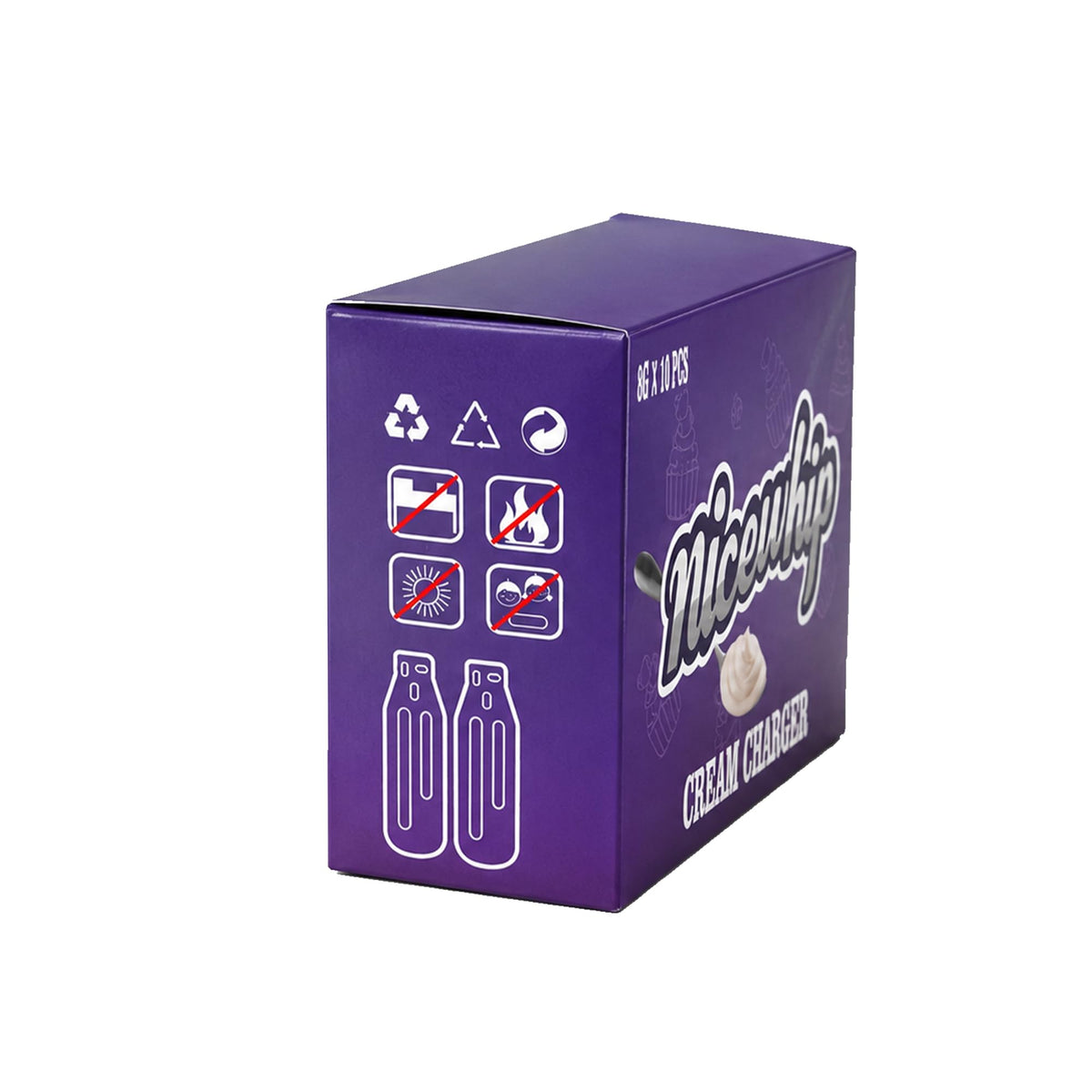 Cream Dispenser Cartridges 10-Pack Steel Q986