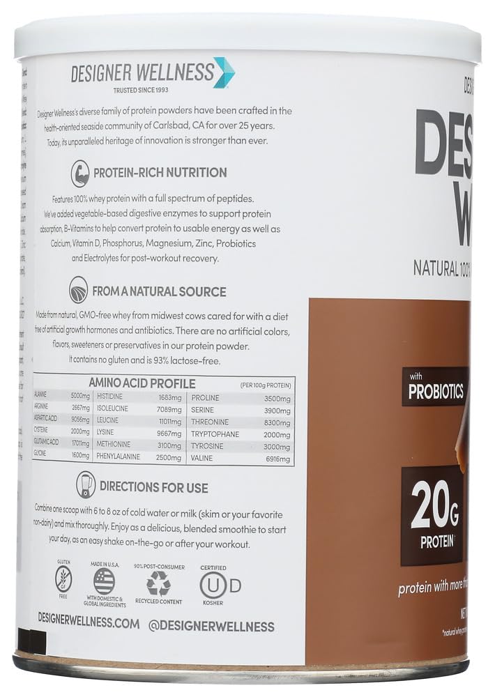 Whey Protein Powder Gourmet Chocolate 12-Ounce Pack of 2 U16617