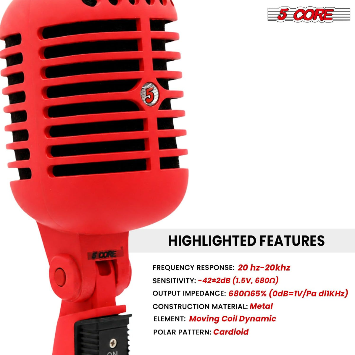 Retro Dynamic Vocal Microphone G927