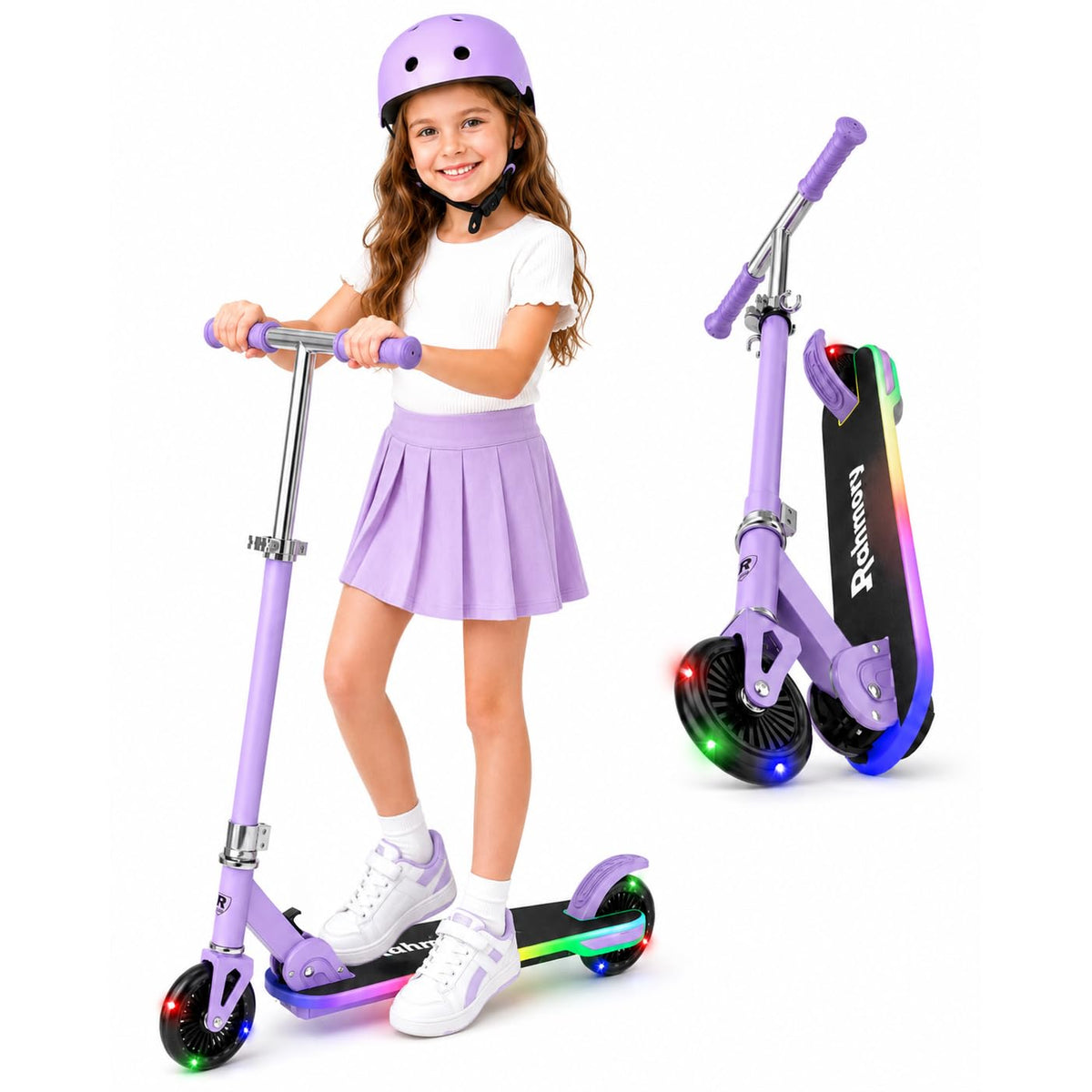 Light-Up 2 Wheel Kids Scooter K2812