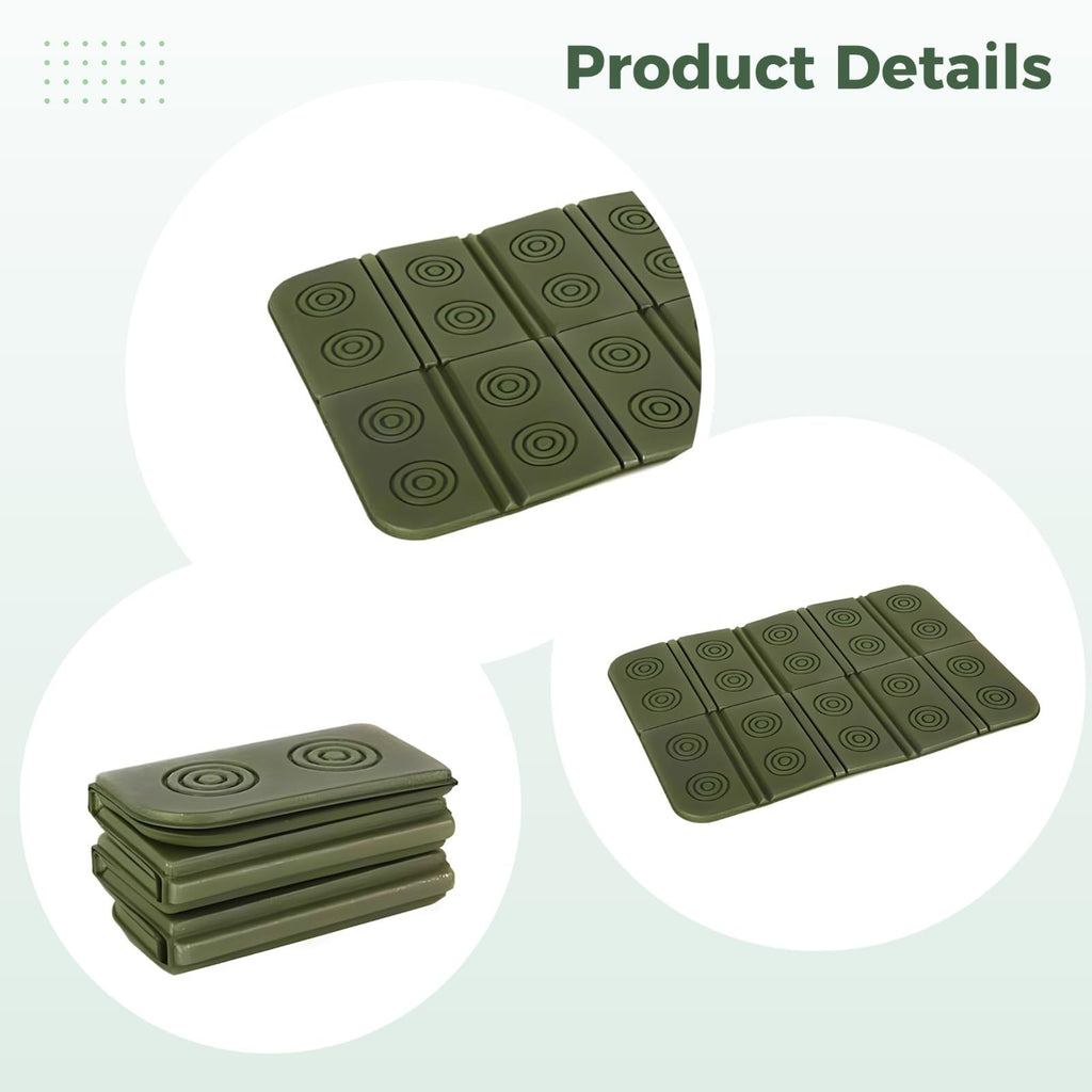 2 Pcs Waterproof Folding Foam Camping Mat Seat Cushion M51199