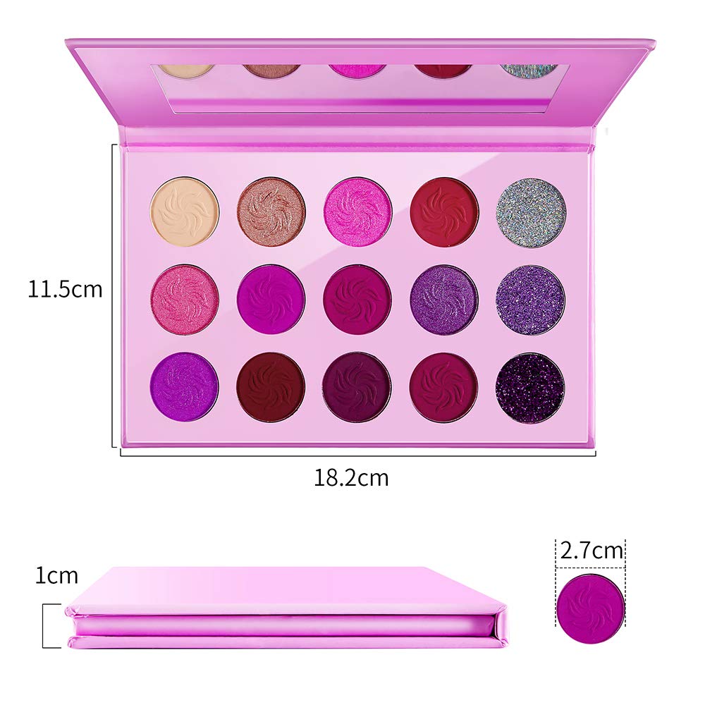Purple Pink Eyeshadow Palette F1398