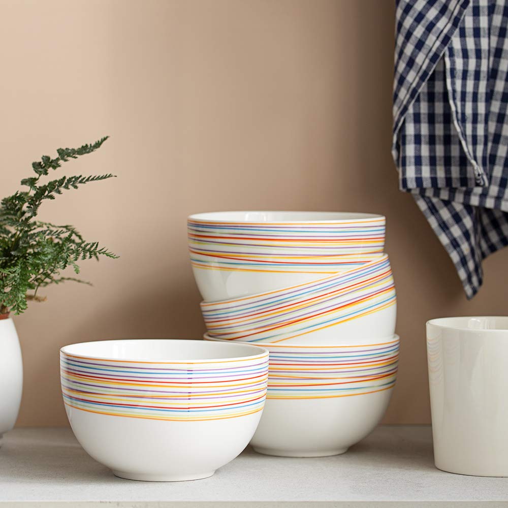 5.8" 30 Ounces Ceramic Bowls Set of 4 W281206