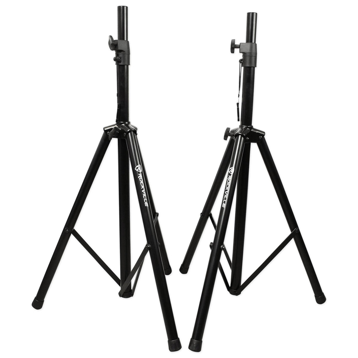 Adjustable Speaker Light Stands Pair with XLR Cables D237332