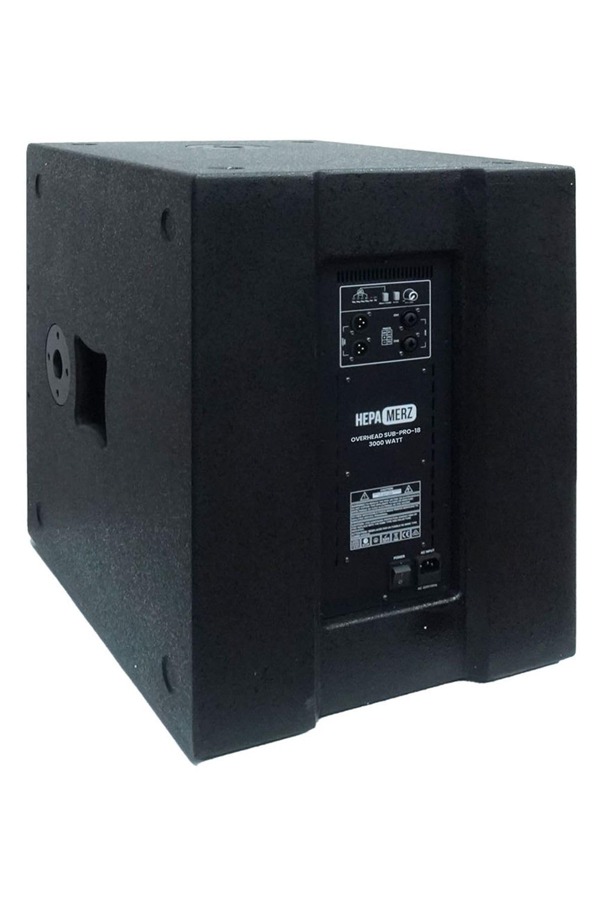 18 Inch 3000W Active Subwoofer Black P767