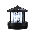Solar Lighthouse Light with Rotating Beacon Q123