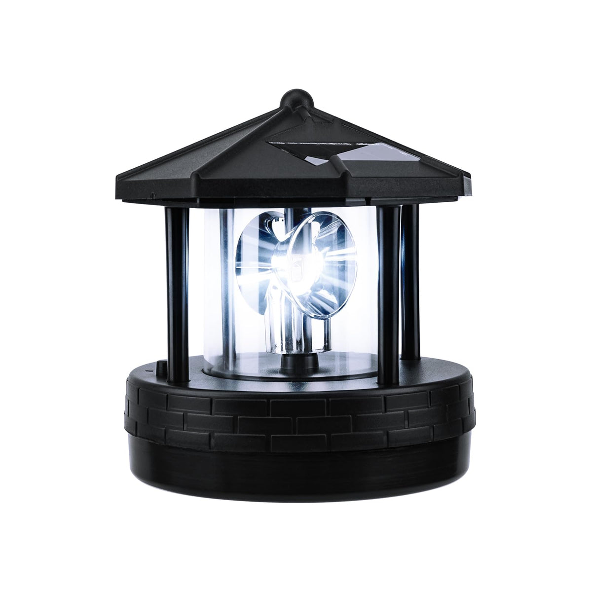 Solar Lighthouse Light with Rotating Beacon Q123