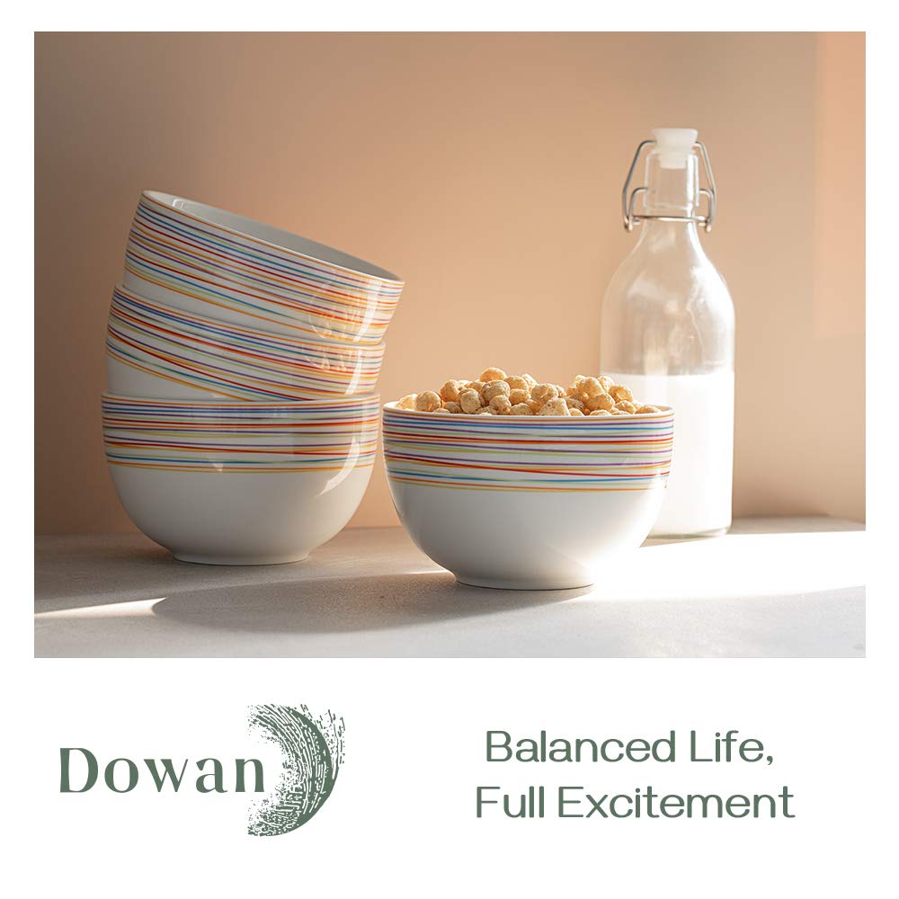 5.8" 30 Ounces Ceramic Bowls Set of 4 W281206