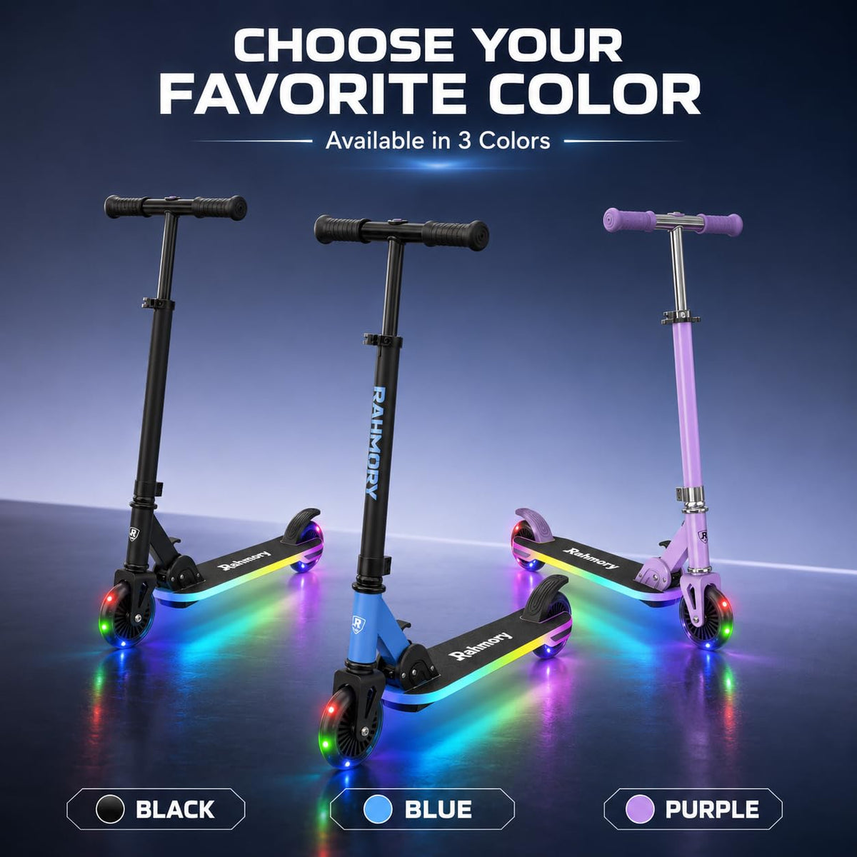 Light-Up 2 Wheel Kids Scooter K2812
