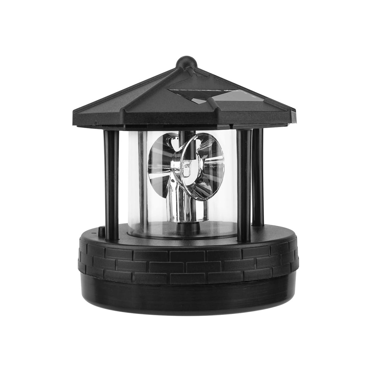 Solar Lighthouse Light with Rotating Beacon Q123