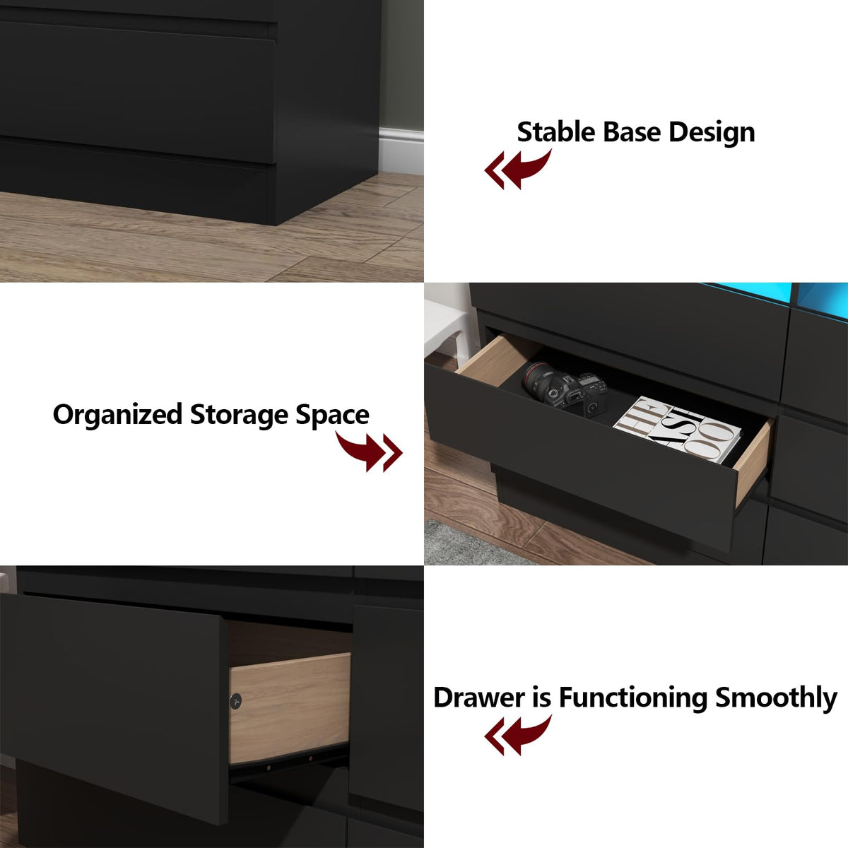 9 Drawer Dresser with Power Outlet S60538