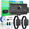 Electric Dog Fence System with Dual Waterproof Shock Collars Z224277