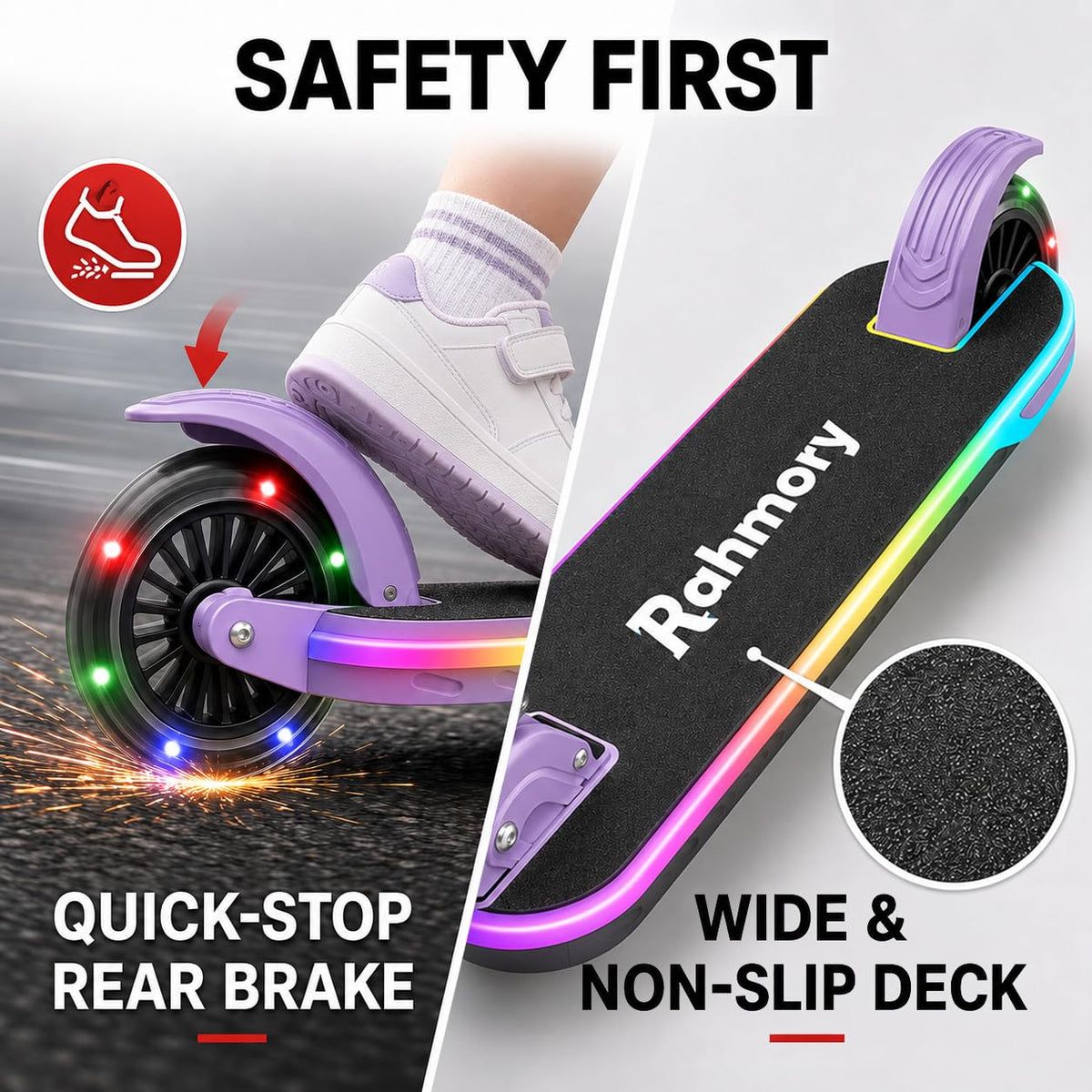Light-Up 2 Wheel Kids Scooter K2812