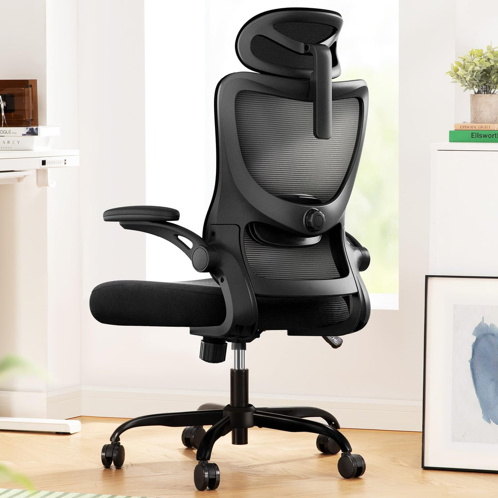 Ergonomic Office Chair with High Back Mesh and Adjustable Lumbar Support N340