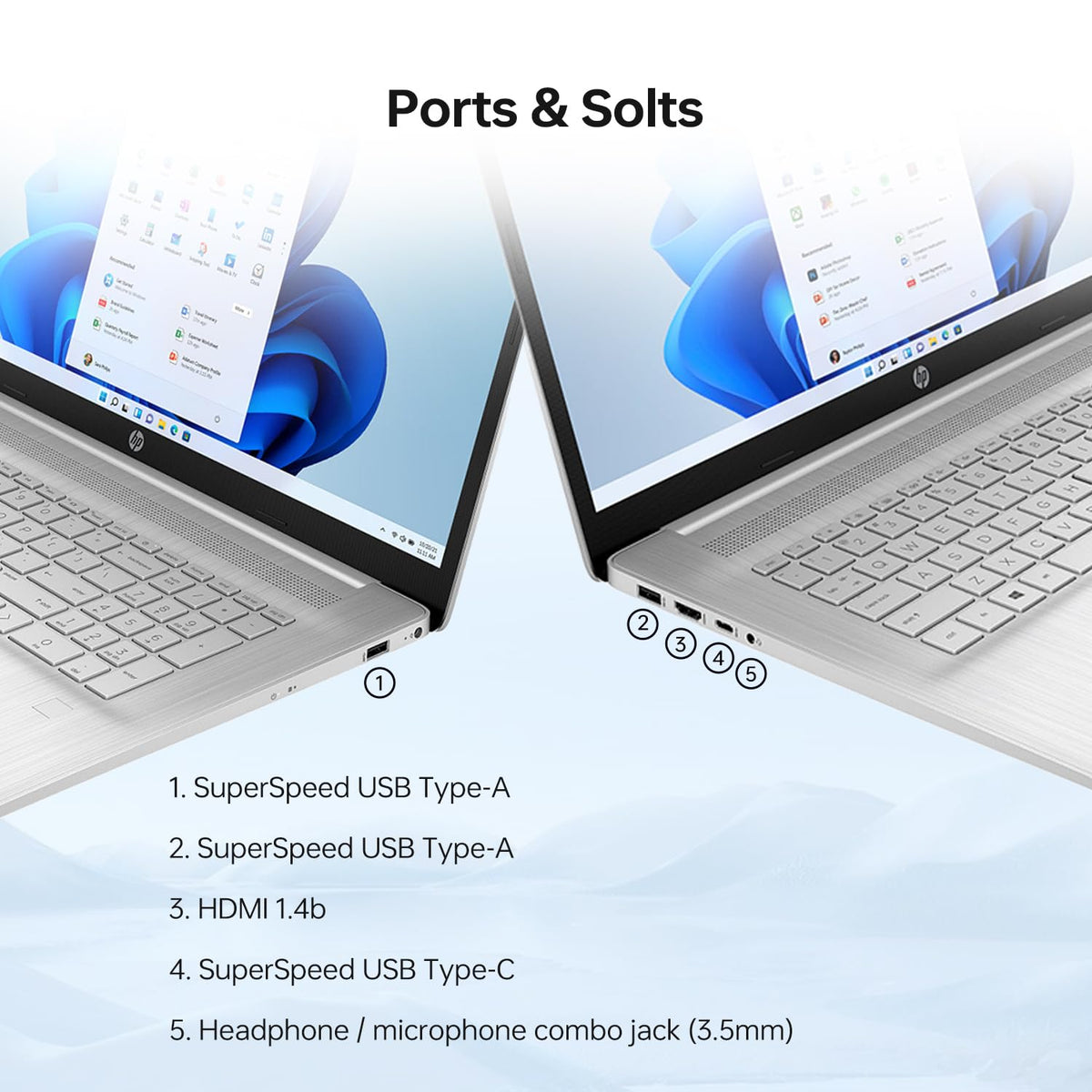 17.3" HD+ Touchscreen Laptop, Intel Core i7, 32GB RAM, 1TB SSD, Silver J440