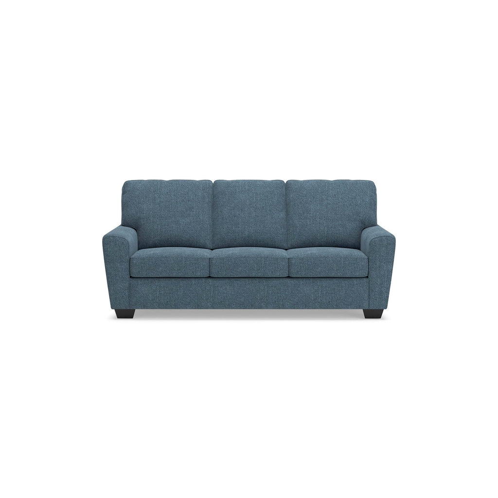 Blue Chenille 3 Seater Couch O37937