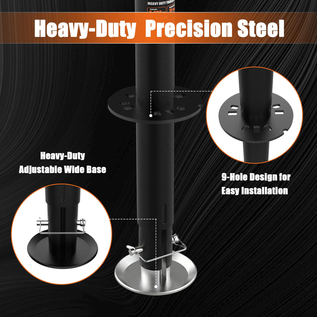 5000lbs A-Frame Trailer Jack with Adjustable Drop Leg K23784