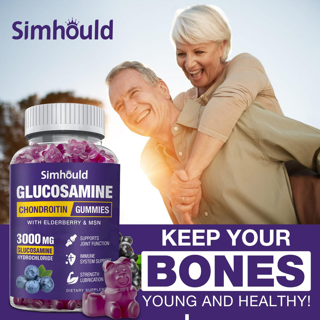 Glucosamine Chondroitin Gummies with MSM & Elderberry V3745