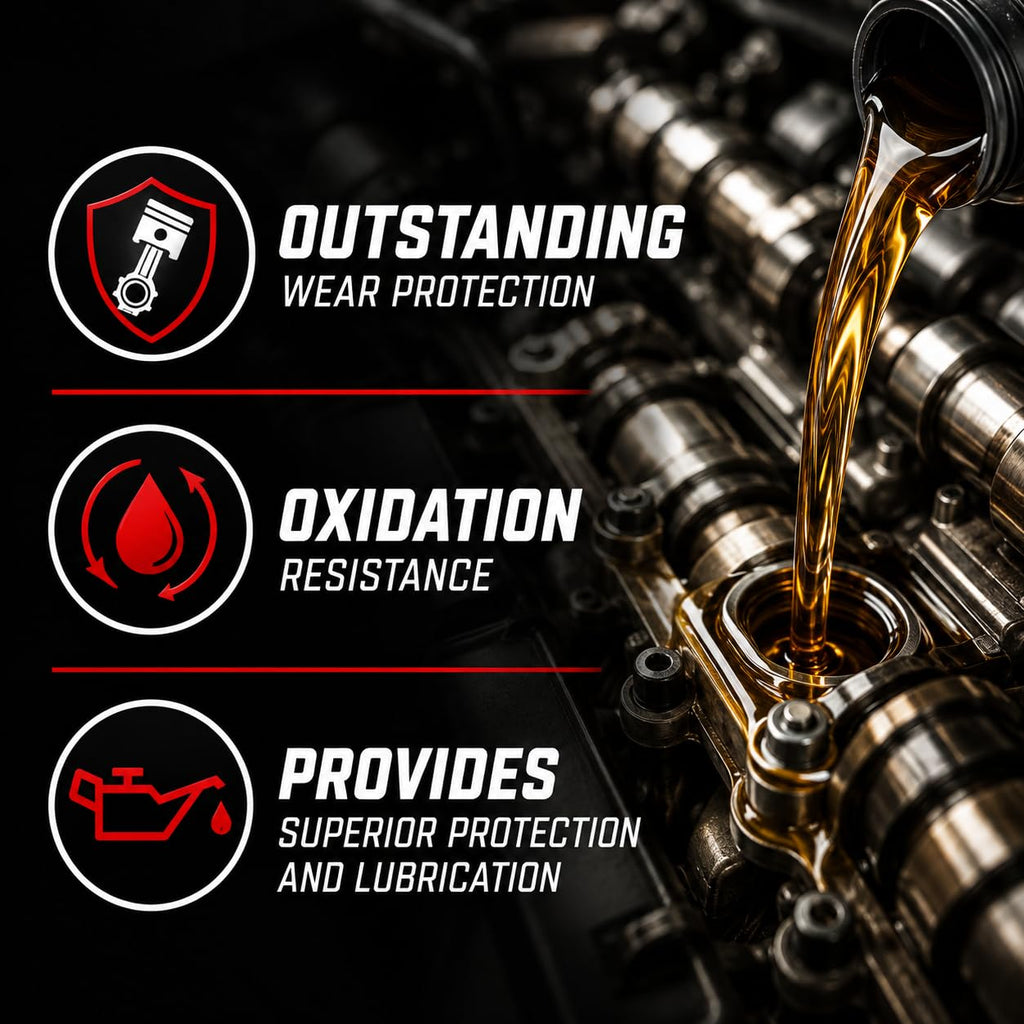 5W-30 Synthetic Blend Motor Oil 12 QT Case Q90127