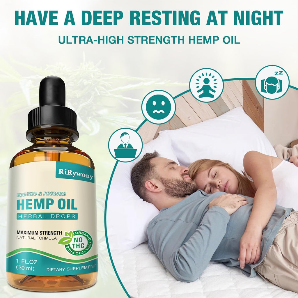 Organic Hemp Oil Drops 3-Pack M611