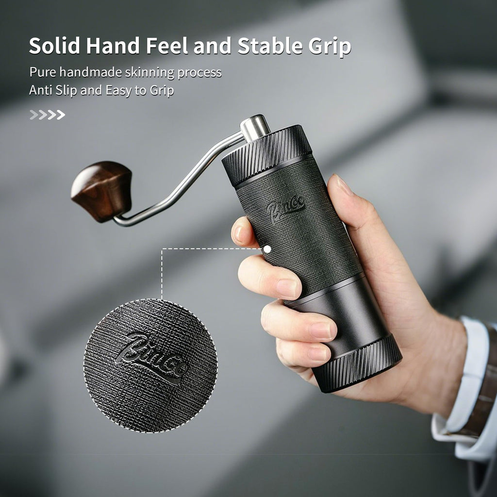 Manual Coffee Bean Grinder with Stainless Steel Conical Burr C935880