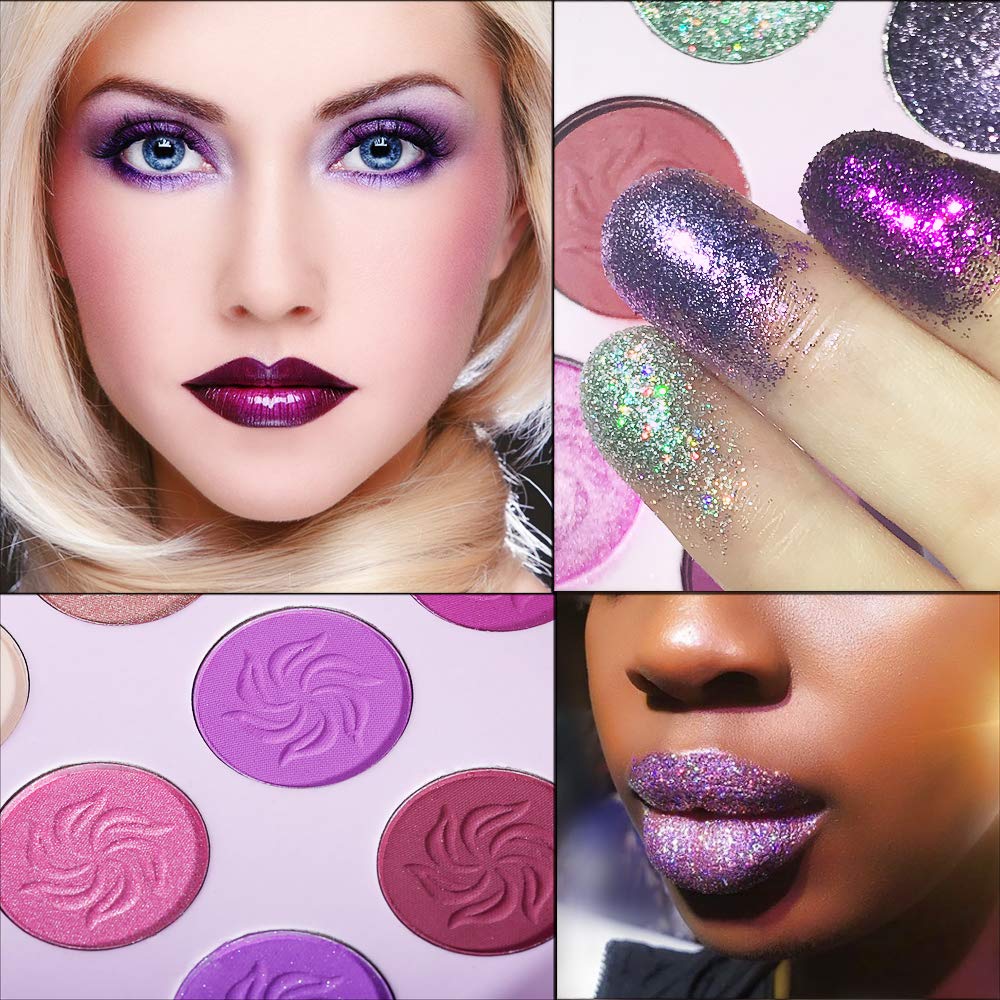 Purple Pink Eyeshadow Palette F1398