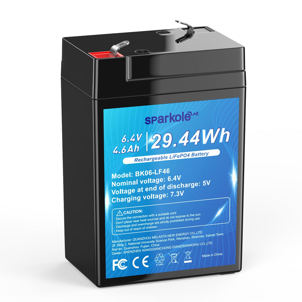 6.4V 4.6Ah LiFePO4 Battery C644