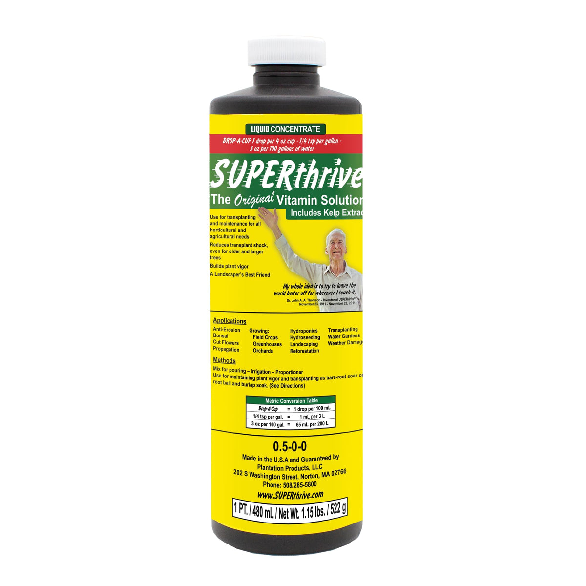 Vitamin Solution with Kelp Liquid Concentrate 1 Pint T953248