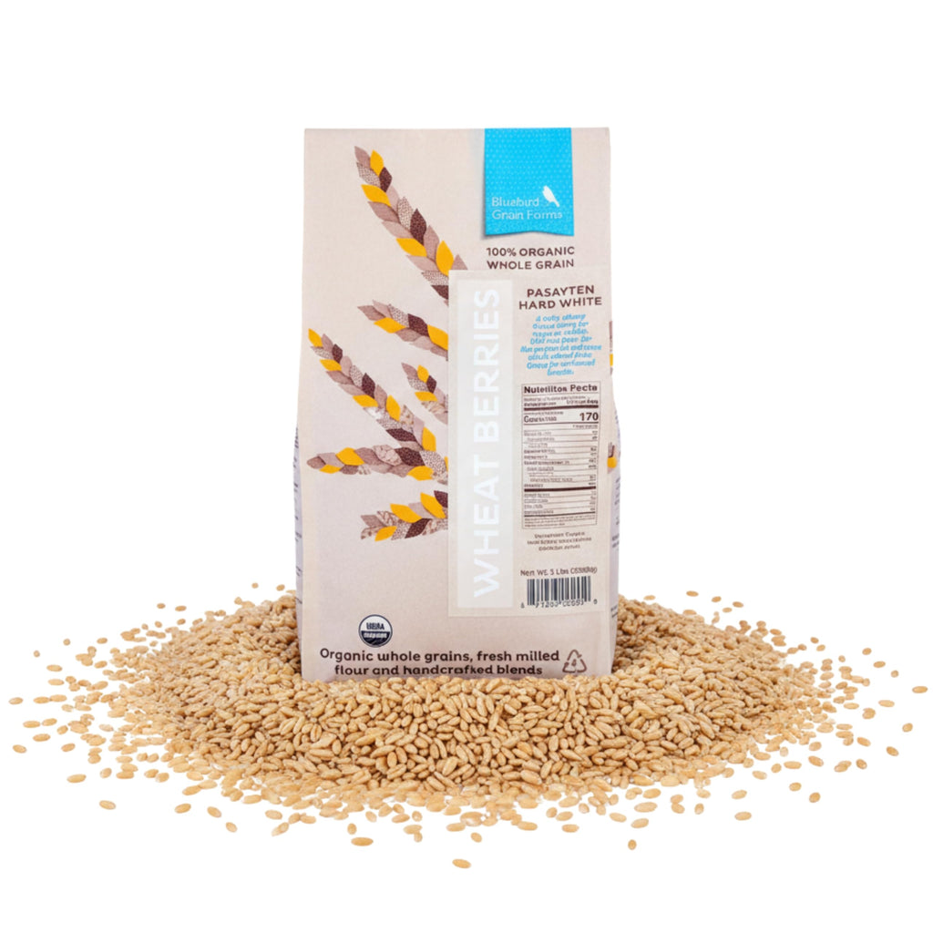 Organic Hard White Wheat Berries, 5 Lb. W14256