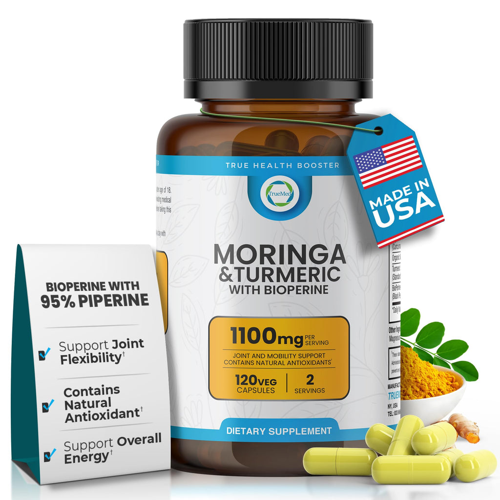 Moringa Turmeric Bioperine Supplement 120CT P26547