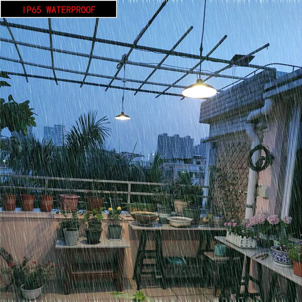 Solar Pendant Lights IP65 Waterproof Dusk to Dawn with Remote Controller I809