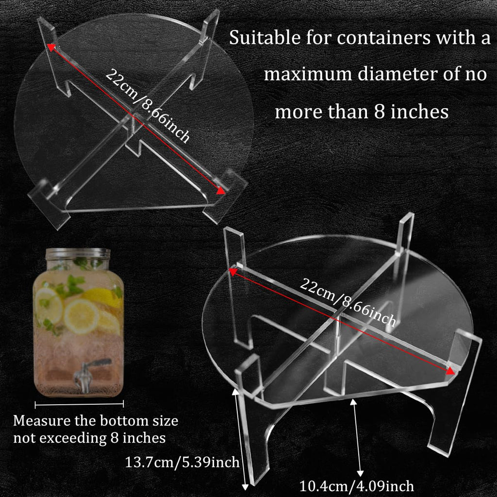Acrylic Beverage Dispenser Stand E39769