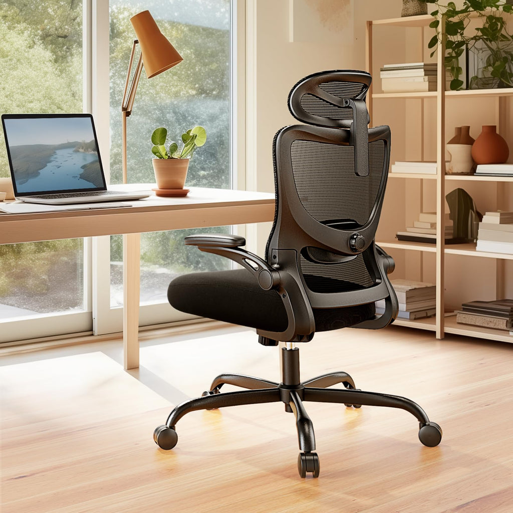 Ergonomic Office Chair with High Back Mesh and Adjustable Lumbar Support N340