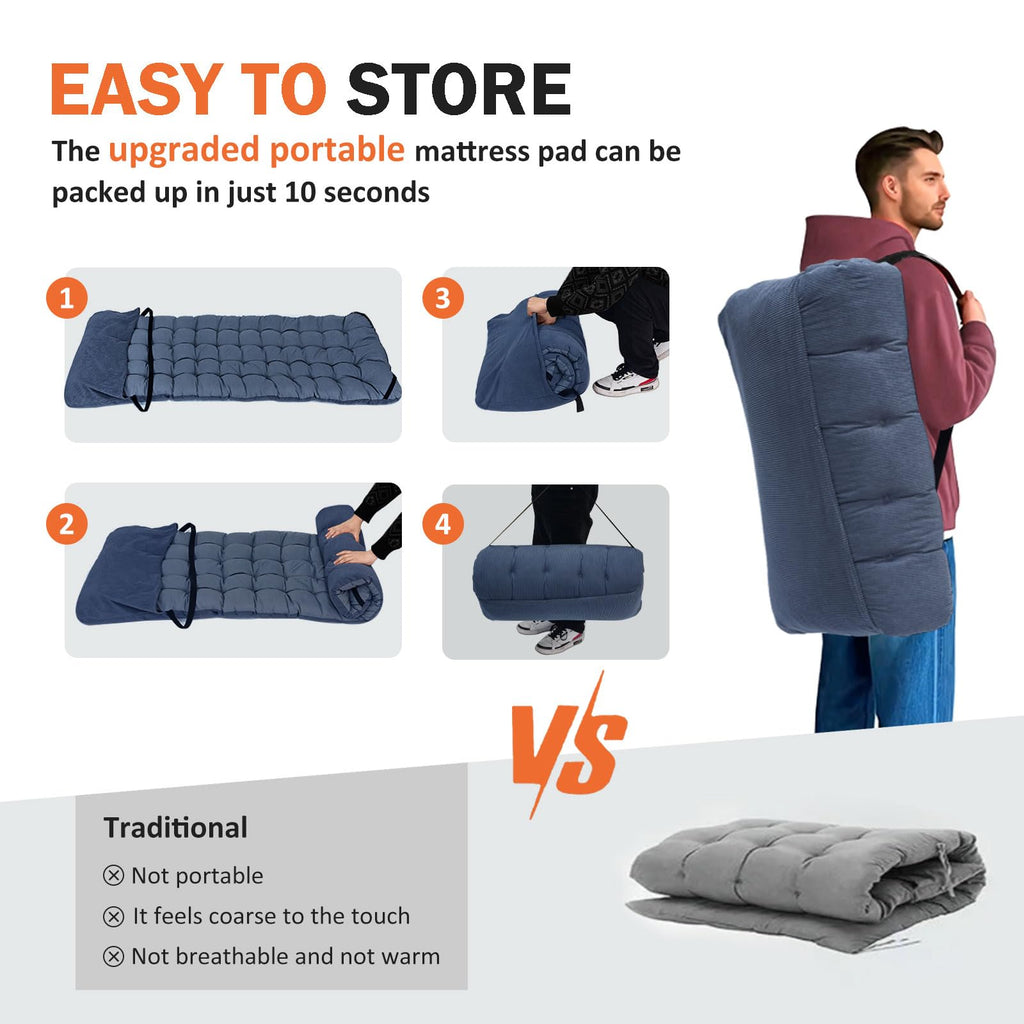 Camping Cot with Cushion S37083