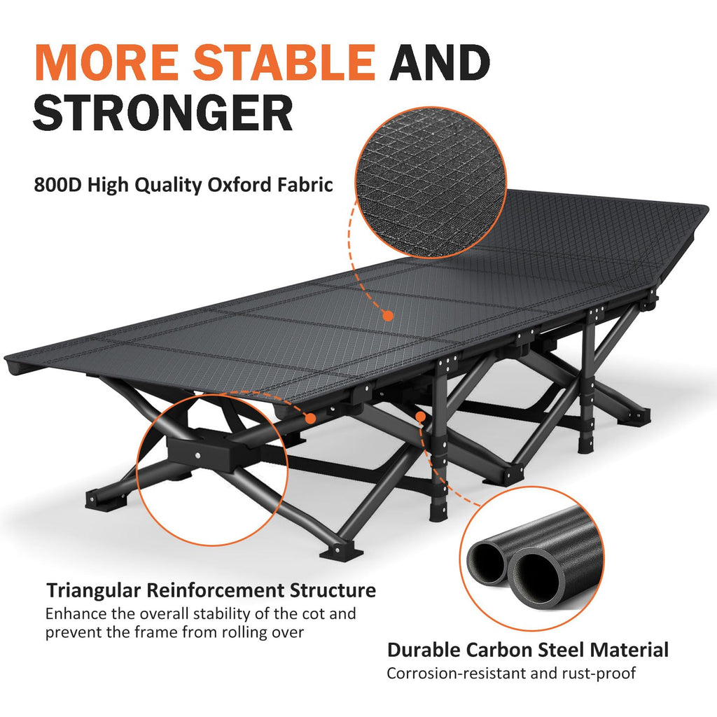 Camping Cot with Cushion S37083